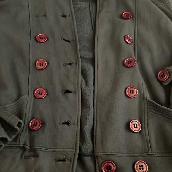 Mike & Chris hooded sweatshirt jacket, blue, size L GUC! - Picture 6 of 11